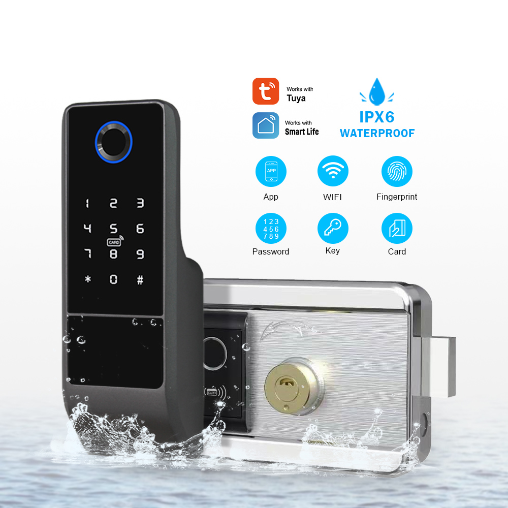 Tuya Smart - Waterproof Tuya APP WiFi Lock Double