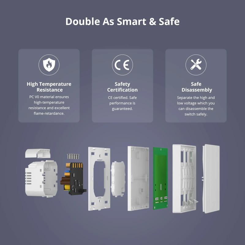 SONOFF M5 Matter Smart Wall Sw - Sonoff recension och pris