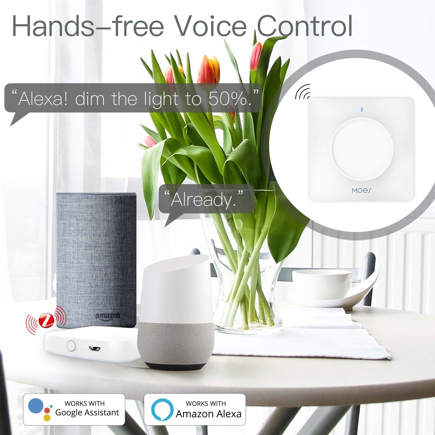 MOES Tuya Zigbee Smart Rotary  - Smart Relay Tuya recension och pris