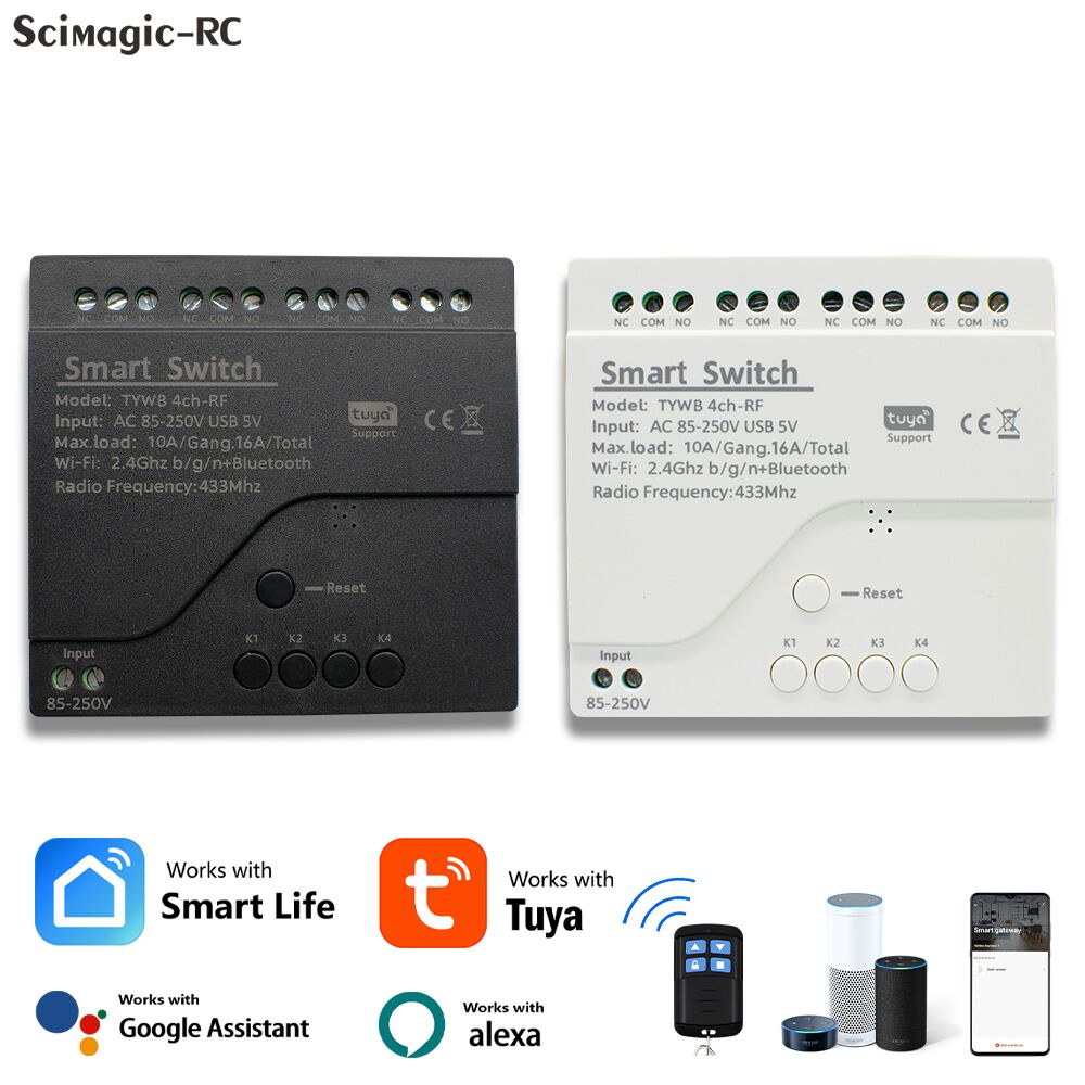 4CH Tuya Smart Wifi Switch Mod - Tuya 4 Channel recension och pris
