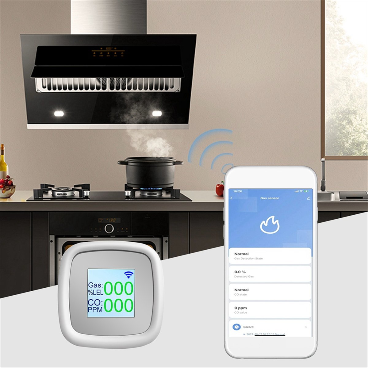 [Y39A]Tuya WIFI Combustible Ga - Tuya Smart recension och pris