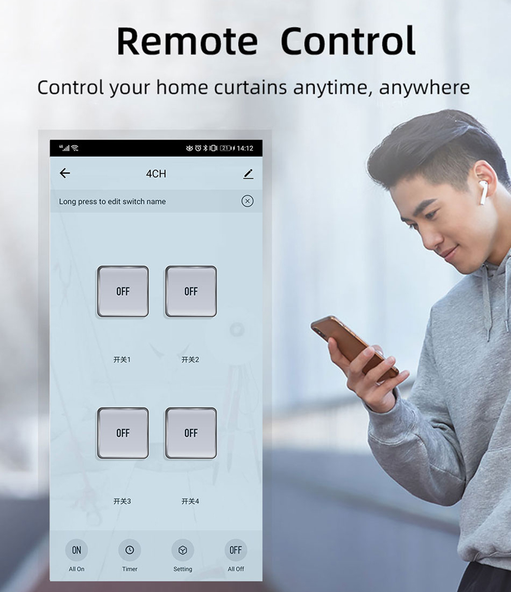 Tuya 4CH Zigbee Switch Relay M - Tuya Smart recension och pris