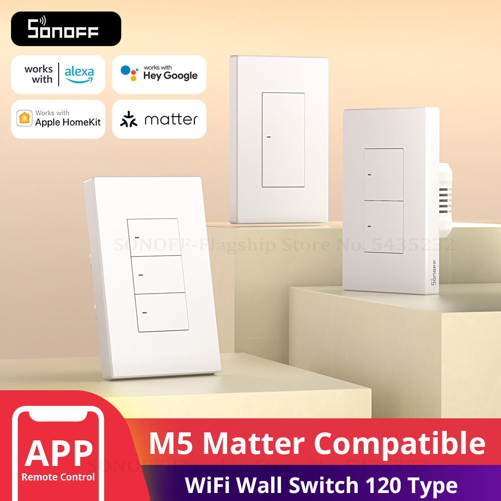 SONOFF M5 Matter WiFi Smart Wa - Sonoff Basic recension och pris